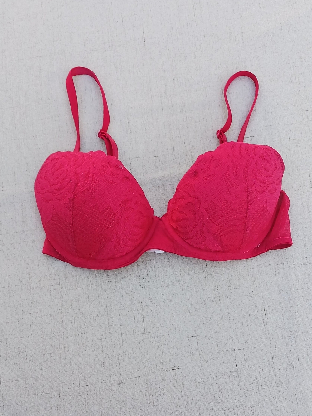 PINK Victoria's Secret Lace Push-Up Bra